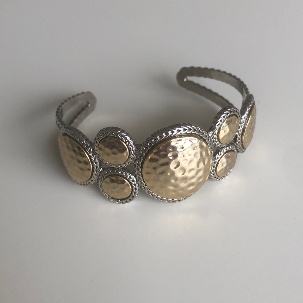 Gold and Silver Gladiator Cuff